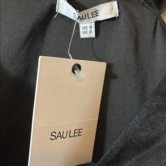 Sau Lee Elegant Black Dress - Picture 3 of 9